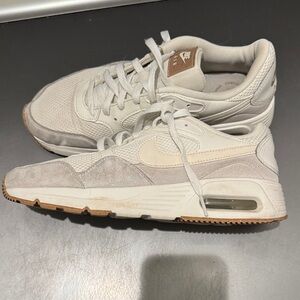 Nike Air Max White and Cream Sneakers size 10